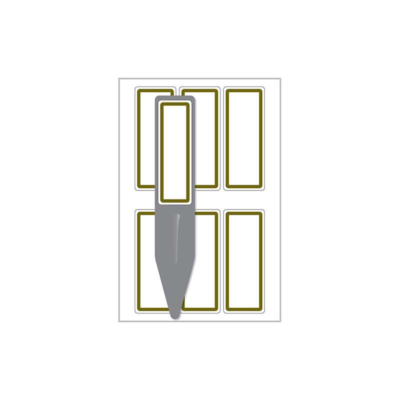 Бирки для растений living 27x148 мм (2 бирки, 8 этикеток) (арт.: 62029)